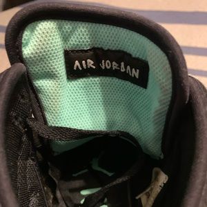 Nike Jordan’s black and teal